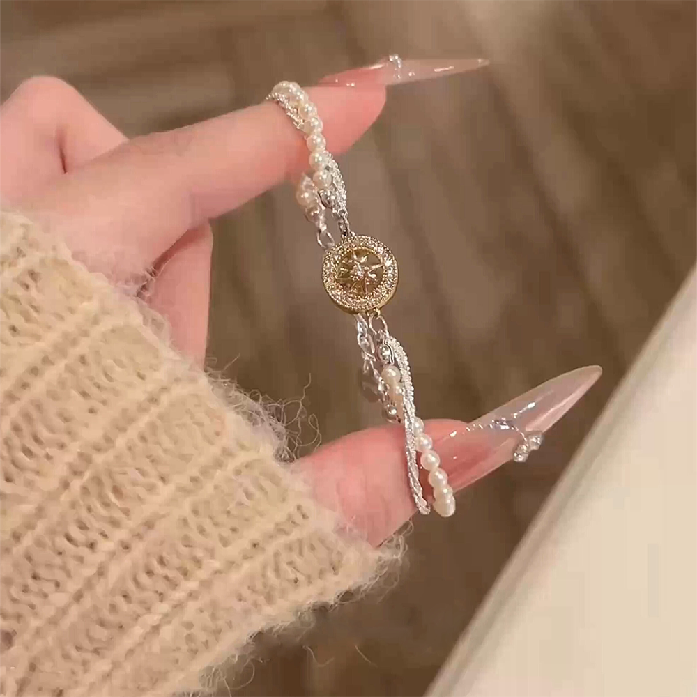 Eight-Pointed Star Pearl Bracelet - Lucky Plate Pearl Bracelet [5R169TGH]