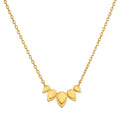 Layered Celestial Pendant Necklace - Lotus Petal Necklace (40+5cm) [5PL545YH]