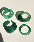 Kamilla Chunky Resin Ring Set - Green Set [N0K4KCXG]