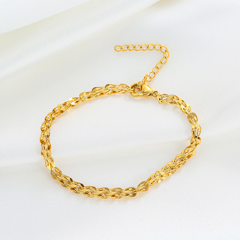 Niylah Gold Phoenix Jewelry - Gold Bracelet [RMBKHW1B]