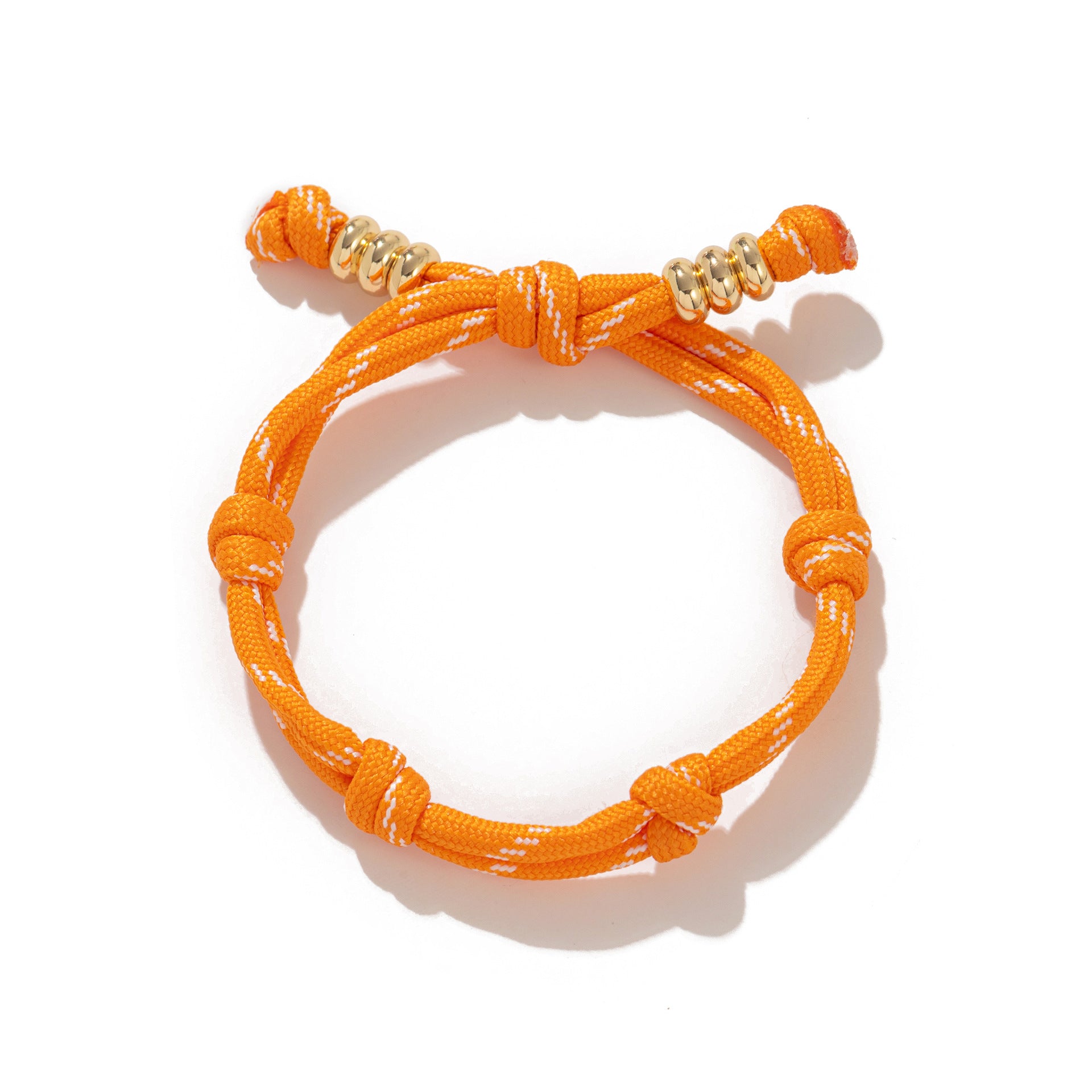 Daphney Braided Heart Bracelet - Orange Bracelet [A1KR4EZ8]