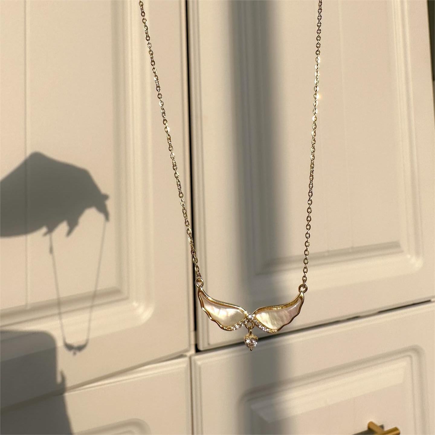 Naomi Marine Charm Necklace - Wing [4Z6YGV21]