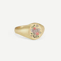 Cristel Adjustable Motif Rings - Pink Elephant Ring [V385JP0V]