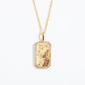 Tariah Zircon Constellation Necklace - Virgo (Smooth Back) [I8UHZ94W]