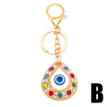 Koi Rhinestone Evil Eye Keychain - Style B [15JA0DSF]