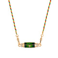 Tarot Card Pendant Necklace - Green Star [HH0TP60Z]
