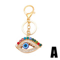 Koi Rhinestone Evil Eye Keychain - Style A [U2XMZ1FV]