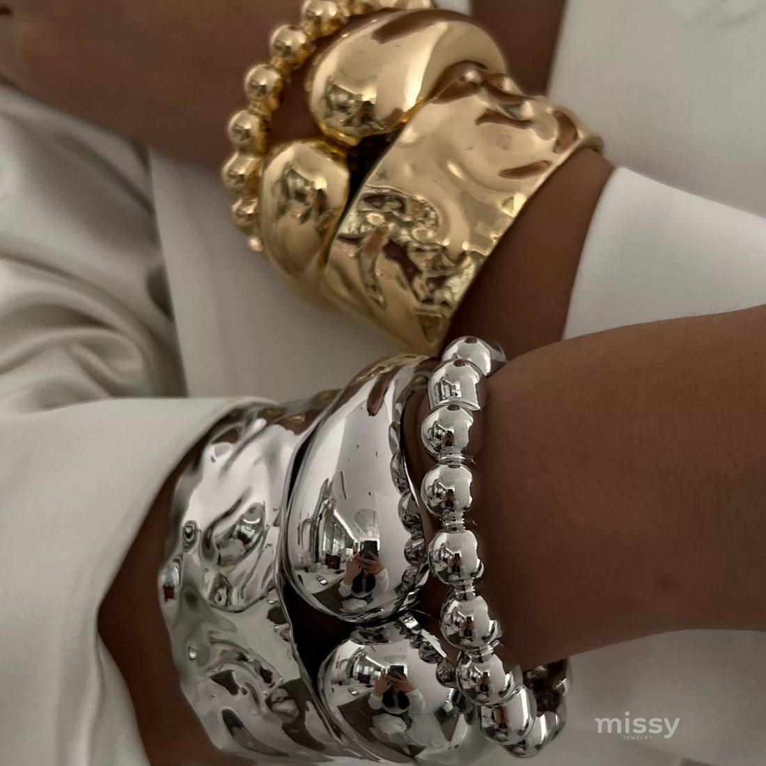 Rue Sculptural Bracelets