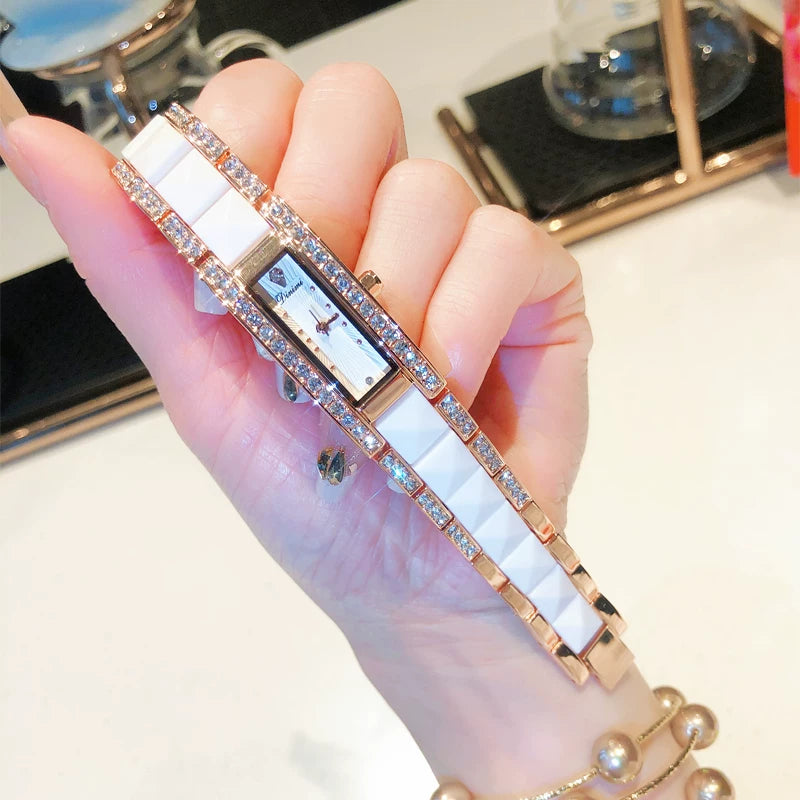 Ceramic Bracelet Watch - Elegant White [WW52M6GL]