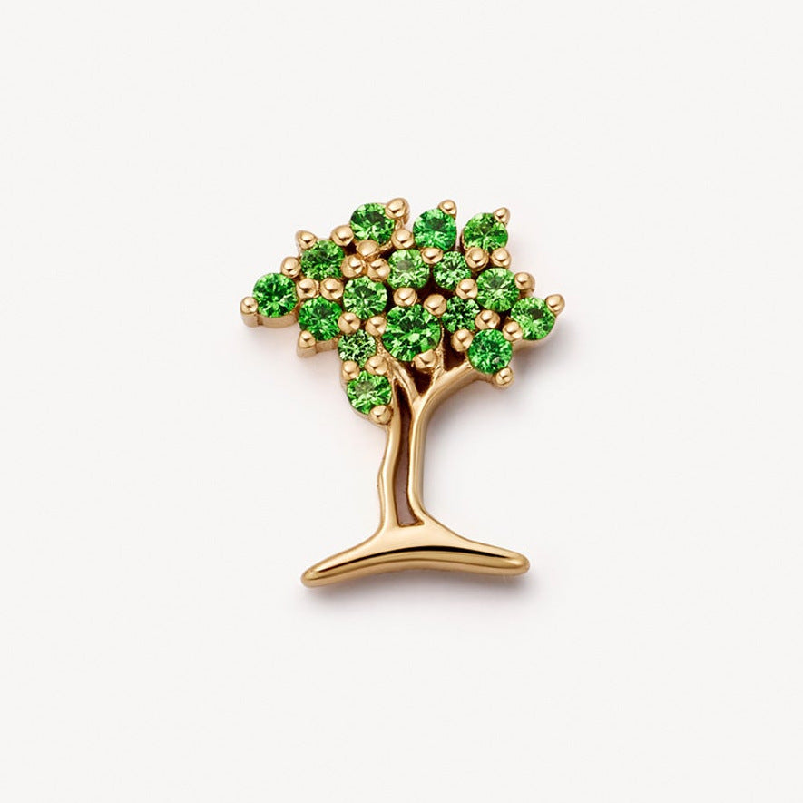 Floating Charm Locket Necklace - Tree (Single Charm) [98KQ7641]