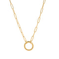Makayla Gold Charm Jewelry - Adjustable Chain Necklace Style 7 [FT5IRBWZ]