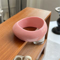 Geometric Resin Bangle Bracelet - Pink [V2ODTR6L]