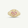 Cristel Adjustable Motif Rings - Pink Bow [K5JYBAH5]