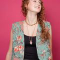 Tarot Card Pendant Necklace - Colorful Necklace [25C8ZEL7]