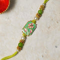 Margot Pearl Flower Necklace - Green Flower Necklace [JVGL5C6A]