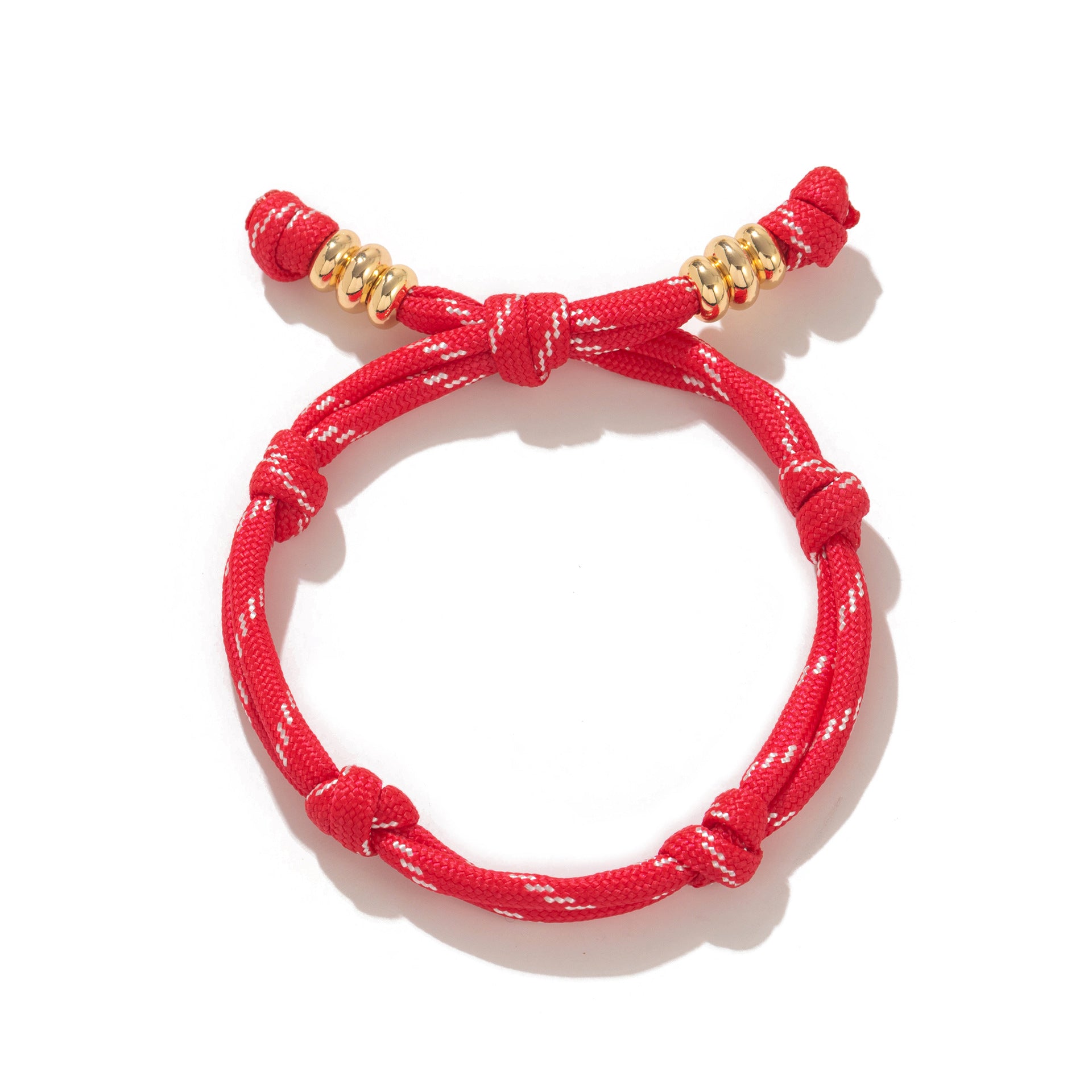 Daphney Braided Heart Bracelet - Red Bracelet [VFEPAWOV]