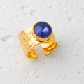 Thais Gold Statement Open Ring - Gold (Style 2) [YHAR6WN0]