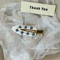 Malika Acetate Hair Clip - Blue Flower