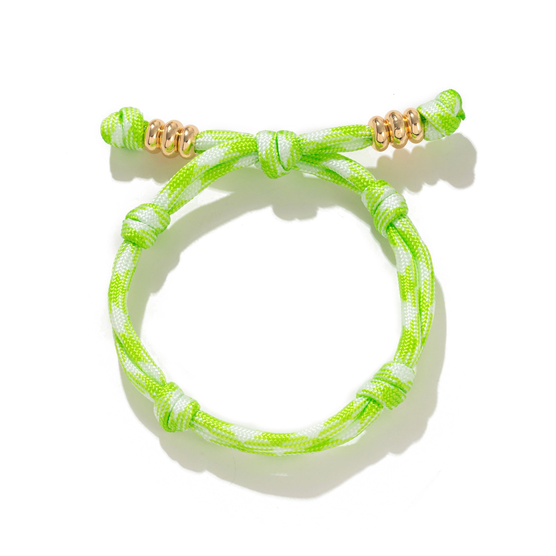 Daphney Braided Heart Bracelet - Light Green Bracelet [2EX4RCOS]
