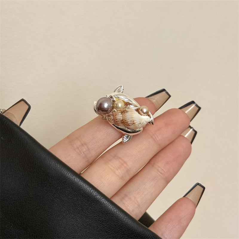 Klynn Ocean Stacked Ring - R-202-C [Y4LSRRSV]
