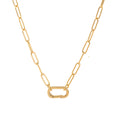 Makayla Gold Charm Jewelry - Adjustable Chain Necklace Style 3 [34QLADTM]