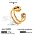 Paperclip Link Gold Ring - Style 1 [Q54GPJ0D]