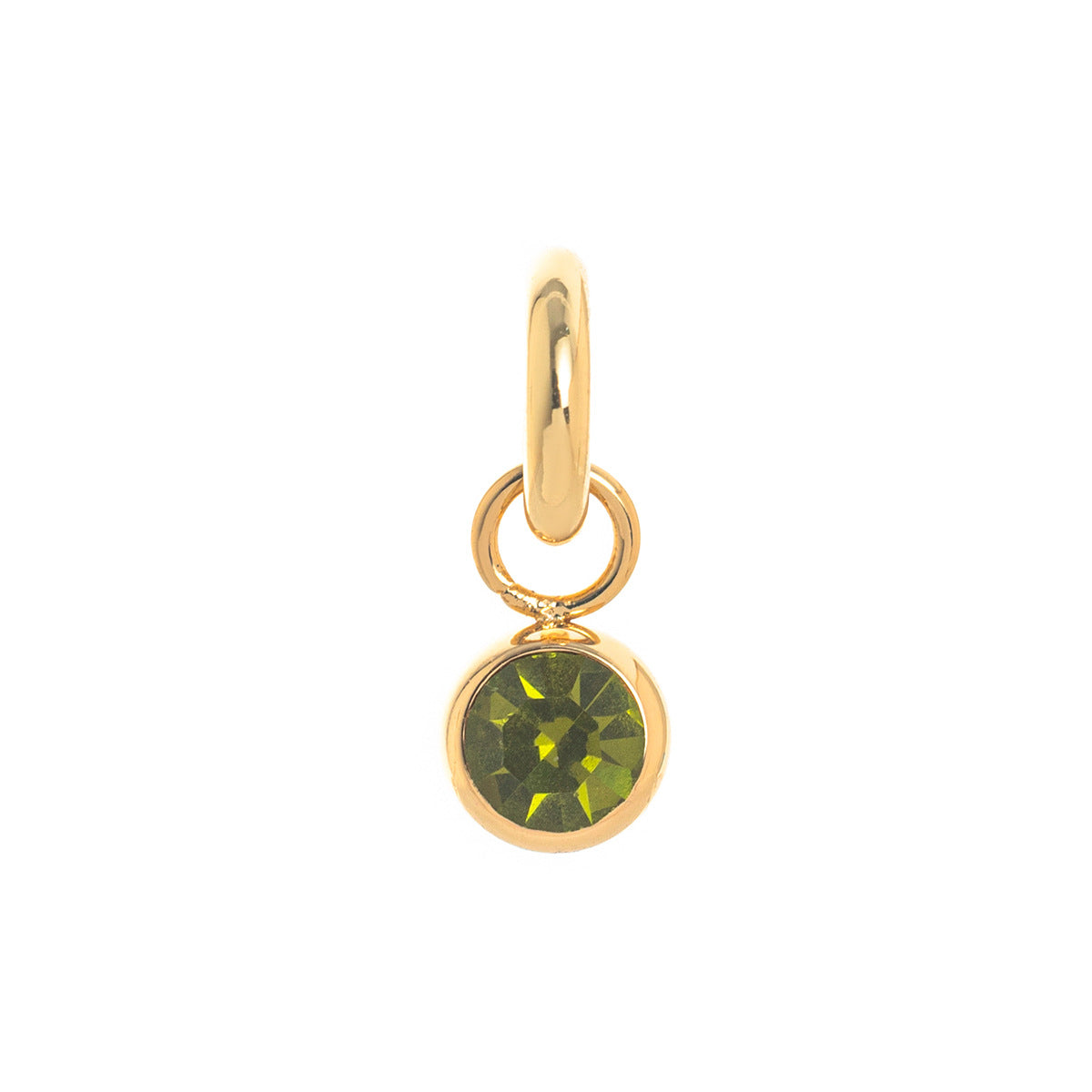 Zodiac Birthstone Pendant Necklace - August Zircon Pendant [78ZFWW77]