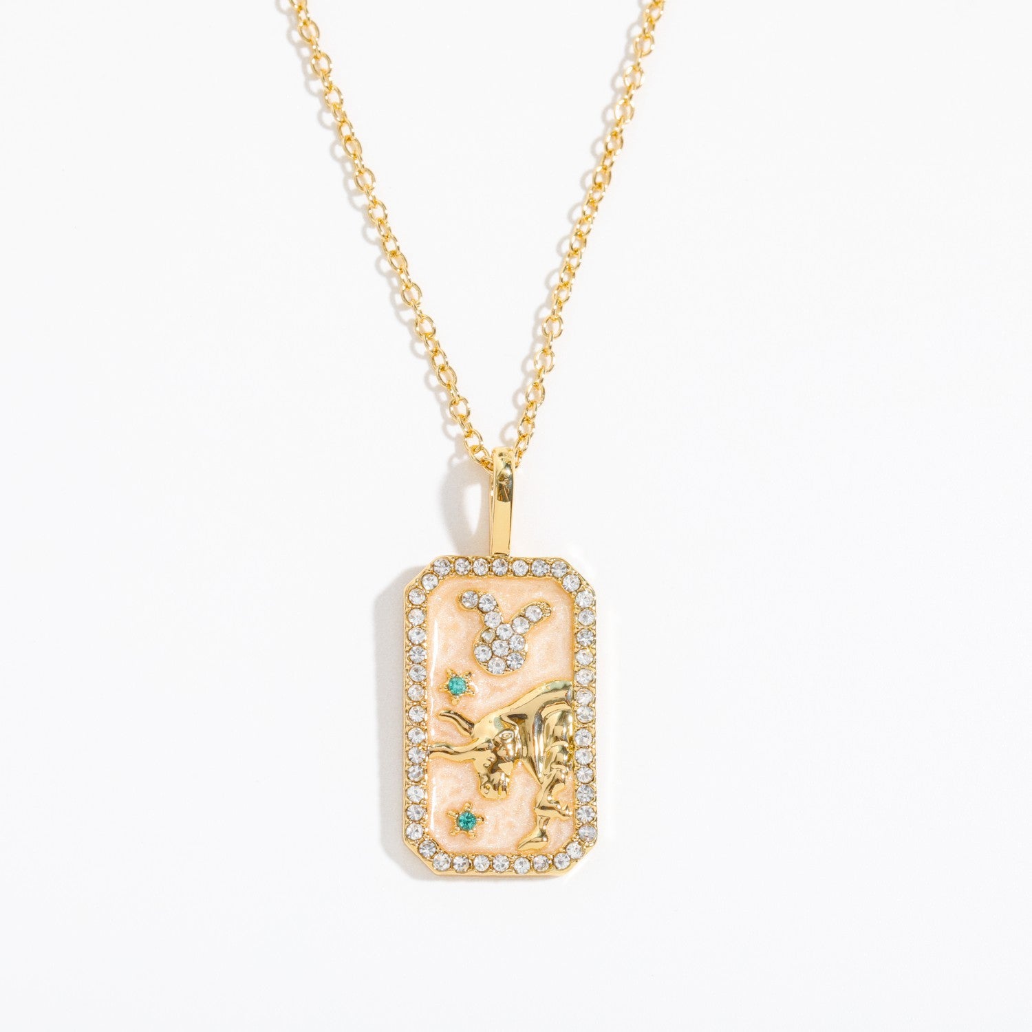Tariah Zircon Constellation Necklace - Taurus (Smooth Back) [SS17FDCX]