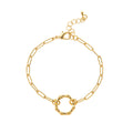 Adjustable Paperclip Chain Necklace - Style 5 Open Bracelet [59S83N5J]