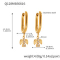 Draya Zircon Stud Earrings - Style 4 [X8Z7WUAB]