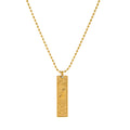 Zodiac Tarot Pendant Necklace - Leo [CP9S6GEY]