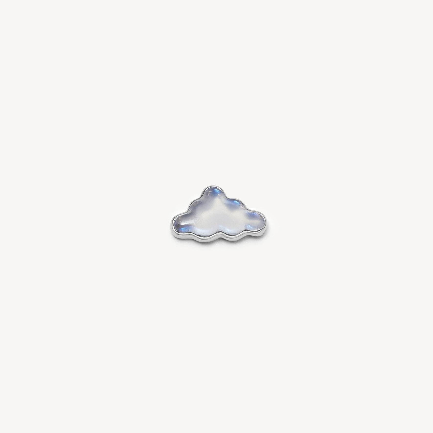 Openable Photo Locket Pendant Necklace - Cloud Charm [ILJY2E1S]