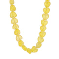 Damiya Jelly Heart Necklace - Yellow Necklace [6XPSYIRS]