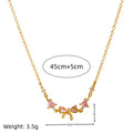 Angelique Dainty Butterfly Zircon Jewelry - Gold Butterfly Necklace [1NW54ML7]