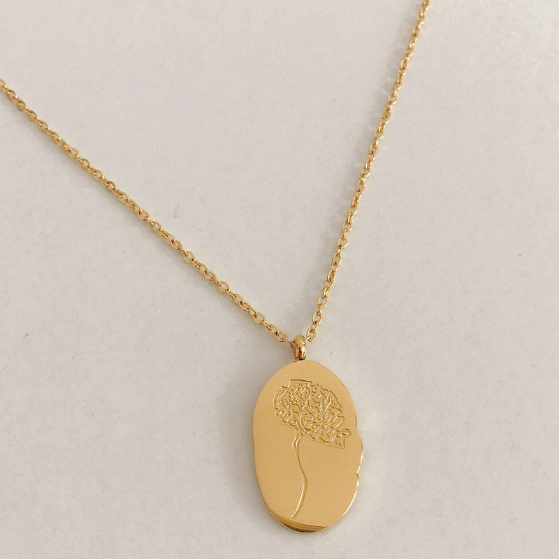 Birth Flower Pendant Necklace - November [5GGYGFF7]