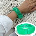 Aloni Marbled Acrylic Bracelet - Emerald Green [707R9J2W]