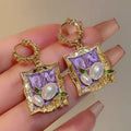 Brennan Baroque Pearl Stud Earrings - Style 6 [CGHE4SPS]
