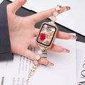 Mother-of-Pearl Clover Watch Strap - Rose Gold (Band + Bling Case) [CMCD7GVW]