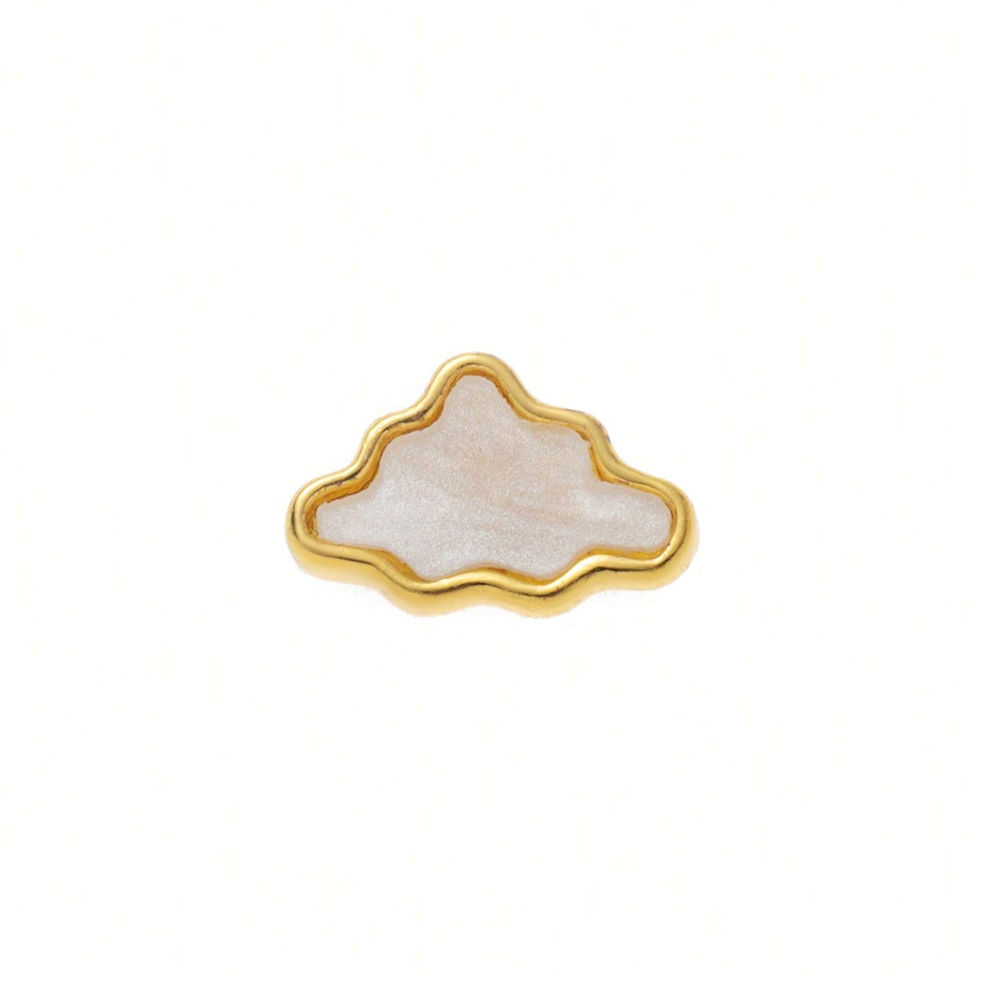 Dainty Birthstone Heart Locket Ring - Cloud Charm [SLZLFHVK]