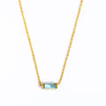 Bree Dainty Birthstone Necklace - December [GJ4ZXJ0E]