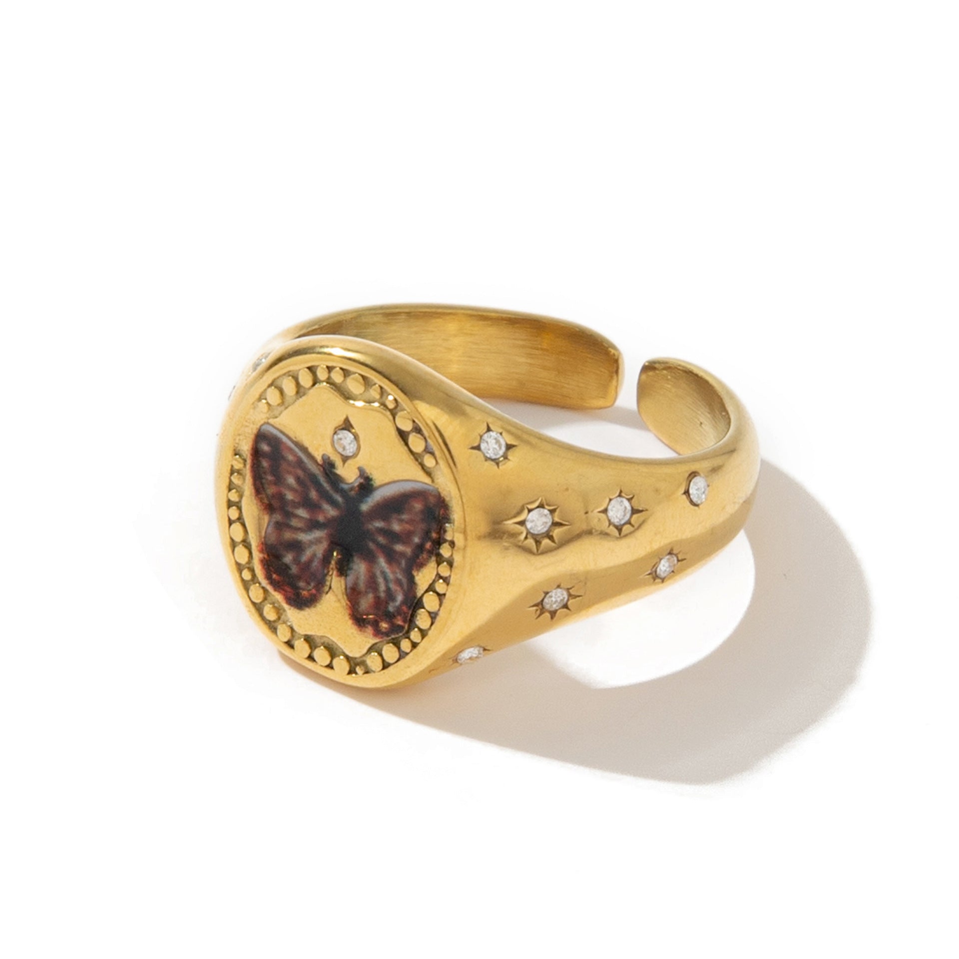 Camreigh Titanium Statement Ring - Butterfly [3ASIQZ0Y]