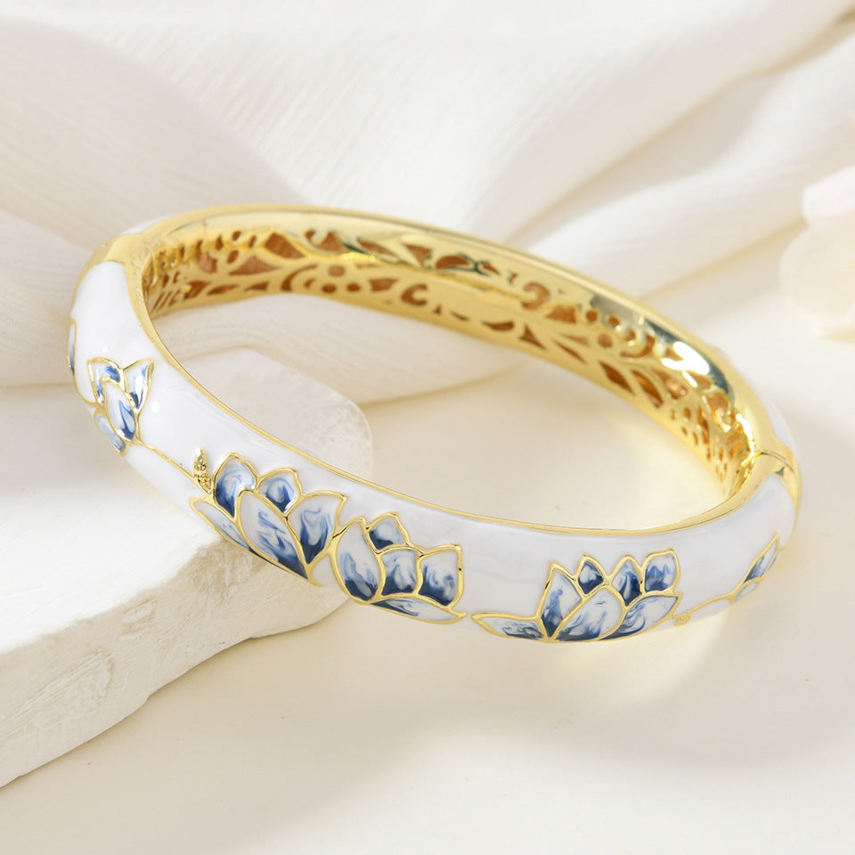 Eisley Cloisonne Enamel Bangle - Style 4 [ROMI25XV]