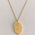 Birth Flower Pendant Necklace - June [JXAHSRRI]