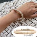 Maryn Asymmetrical Smudged Resin Bangle - Off-white Option 1 [FD0JZ4HE]