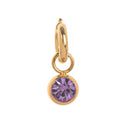 Zodiac Birthstone Pendant Necklace - June Zircon Pendant [J5QGAY5N]