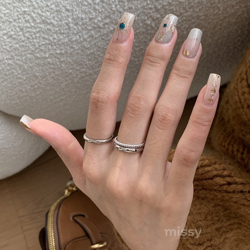 Kensi Minimalist Ring Set