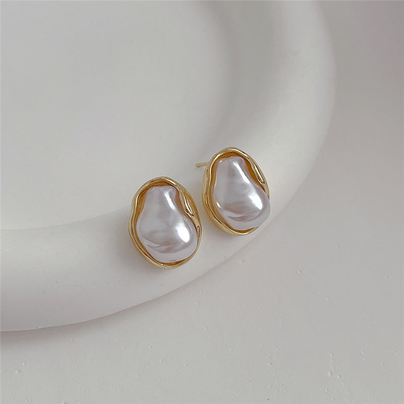 Mairead Irregular Baroque Pearl Earrings - Style 2 [VMS5Y8QU]