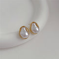 Mairead Irregular Baroque Pearl Earrings - Style 1 [37U4BU58]