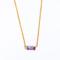 Bree Dainty Birthstone Necklace - June [942P5TDQ]