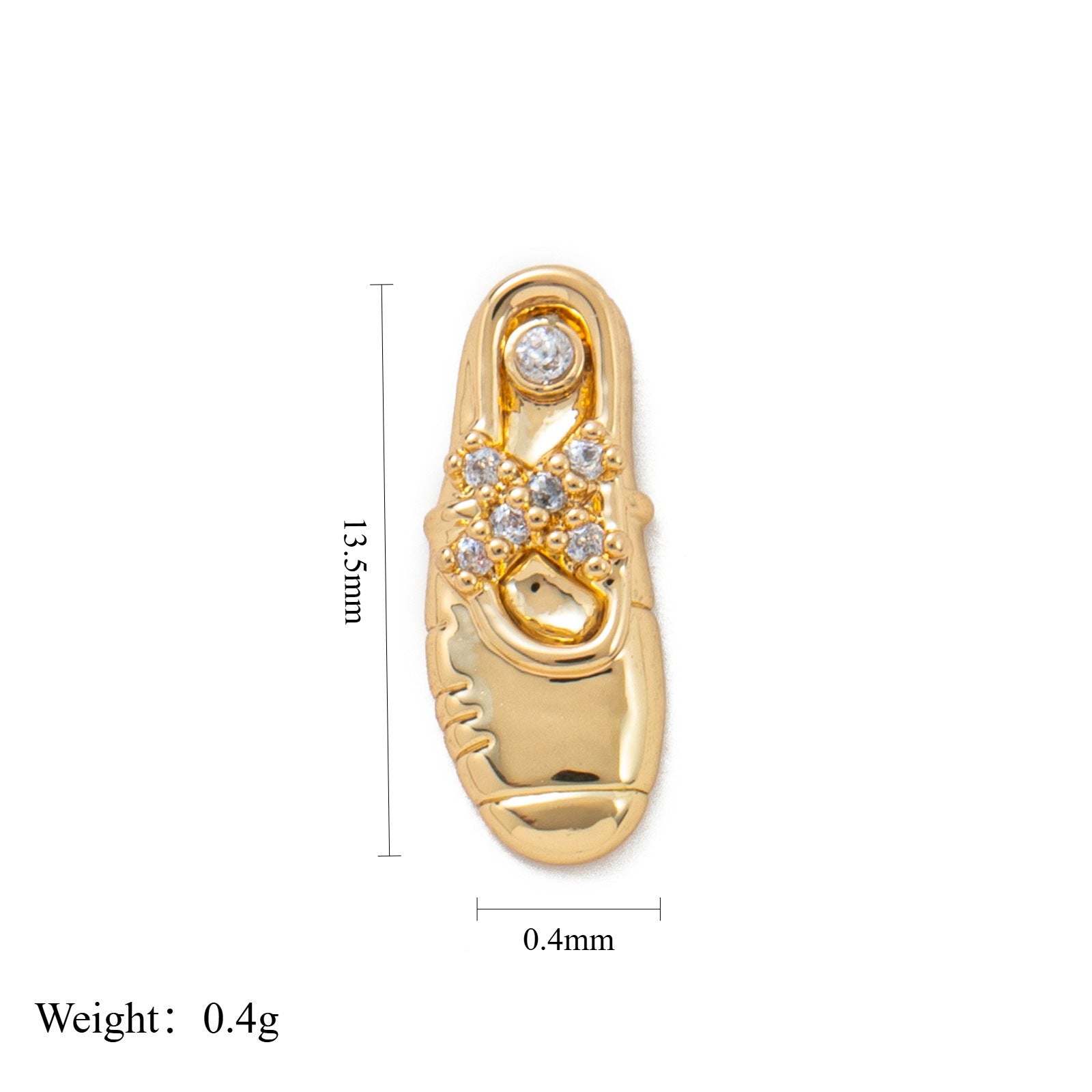 Floating Charm Locket Necklace - Ballet Shoes Charm [E2R77733]